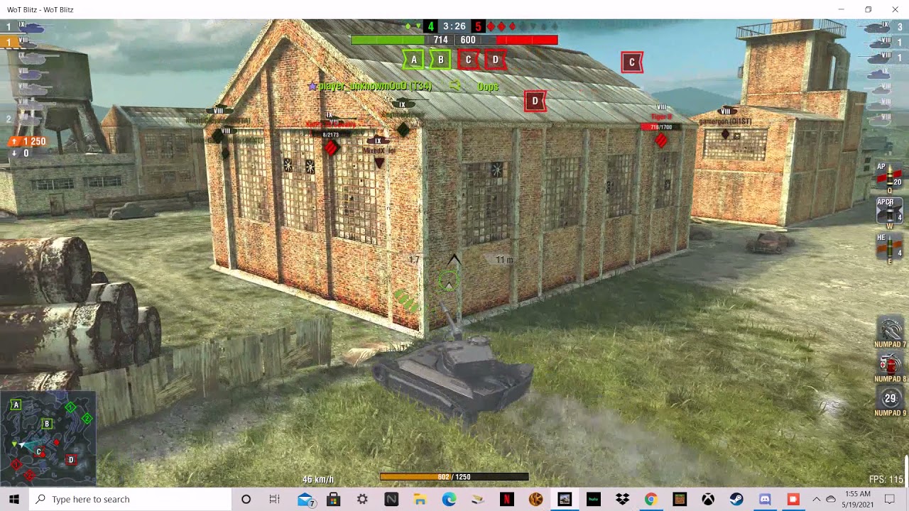 WOTB: AMX Defender GamePlay. WOW watch the end! INTENSE!!!!!!!!!! 1 in a million