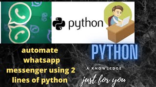 How to make automate whatsapp messenger using just 2 lines of python screenshot 5