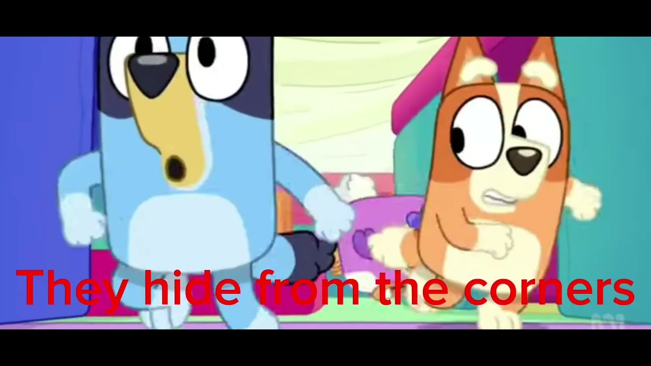 Never be alone again Bluey cubby edit