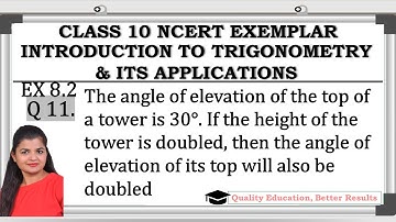 Exercise 8.2  Q 11 NCERT Exemplar  Class 10 Maths @MathsTeacher
