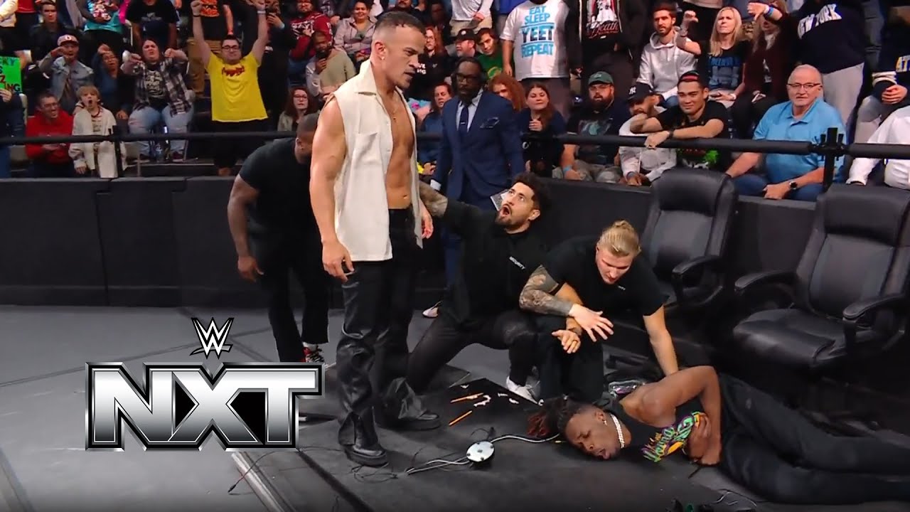 Рики Сейнтс устроил настоящий хаос против Дже'Вона Эванса в жестокой схватке на NXT!