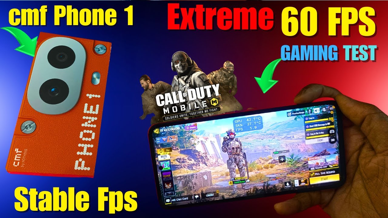 CMF Phone 1 COD - Call Of Duty Full HIGH Setting Shocking 60 FPS Gaming ...