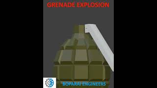 GRENADE EXPLOSION #engineering #explosion #army #grenede #bomb #war #fighter #rocket #explode #blast
