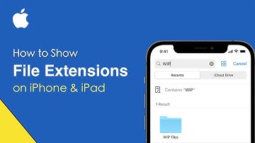 how to Enable File Extensions on iPhone & iPad in Files App | iPhone / iPad Tips and Tricks