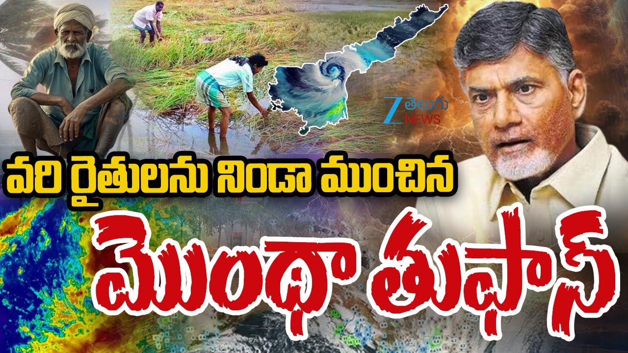 Cyclone Montha Effect | Huge Loss TO Paddy Farmers In AP | వరి రైతులను ...