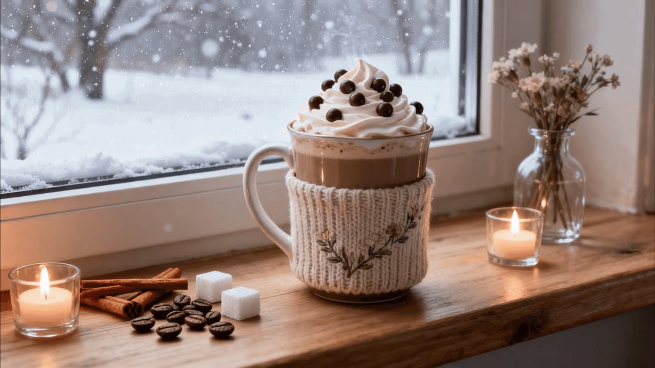 Delicate Winter Morning Jazz ☕ Relaxing Jazz Cafe Music & Elegant Bossa Nova Piano for a Great Mood