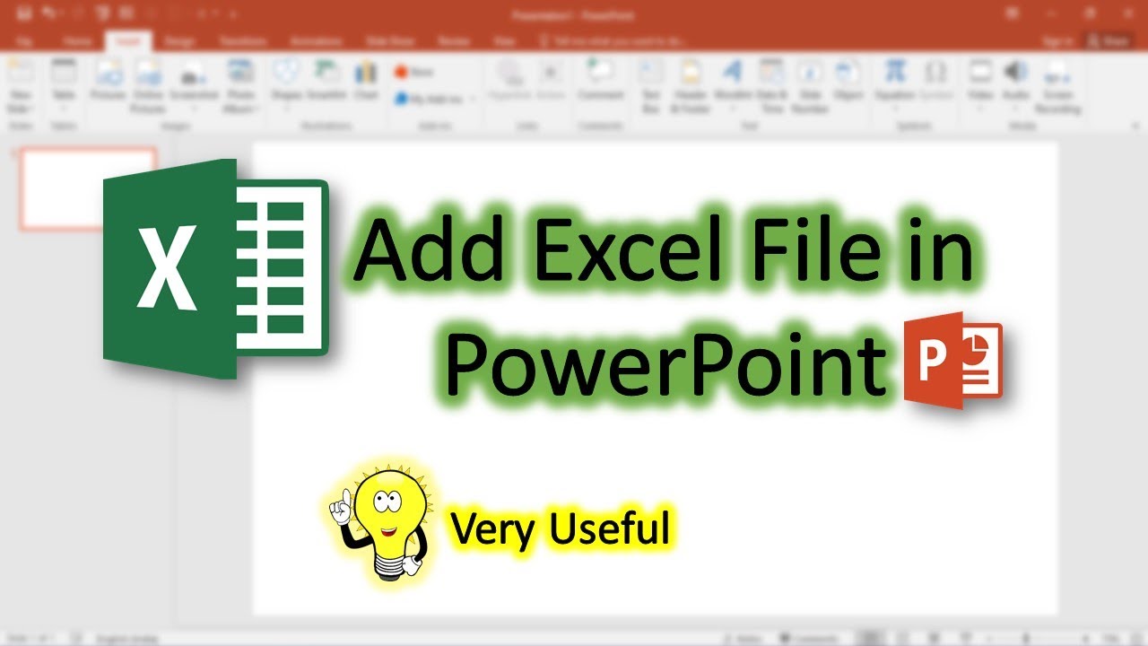 excel file presentation