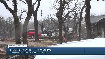 Protecting yourself from "storm chaser" scammers