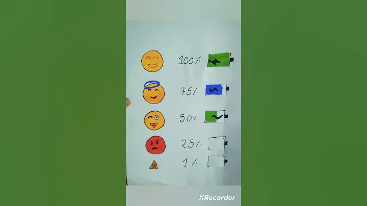 Which emoji is your battery percentage right now? 🔋💙 #shorts #creative #artist #art #drawing