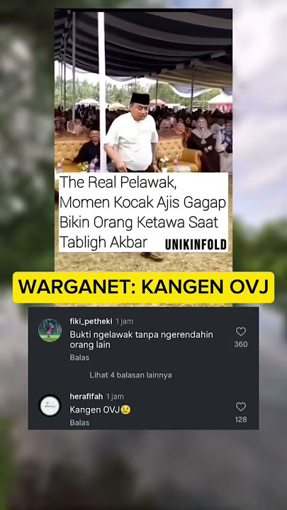 MOMEN KOCAK AZIZ GAGAP SAAT TABLIGH AKBAR #beritaterkini #videolucu