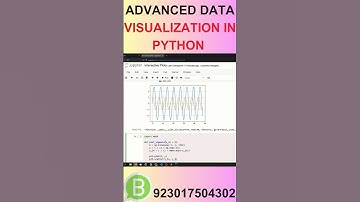 Advanced Data visualization in python  #shortsvideo