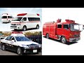 ピポピポ救急車・パトカー・消防車メドレー（はたらくくるま🚑🚔🚒）働く車の歌 おかあさんといっしょ