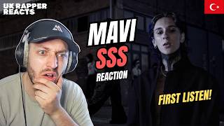 RAPPER REACTS to MAVI - SSS 🇹🇷 | Turkish Rap Music Reaction