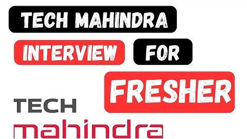 Tech Mahindra interview for freshers | tech Mahindra interview questions | #itcompanies