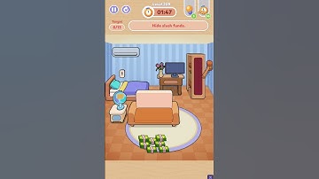 Tidy Master Level 209 - Hide the Slush Fund Around the House