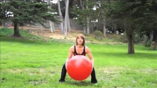 Stability Ball Workouts - Frog Jumps!