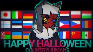 Happy Halloween Animation Meme||COUNTRYHUMANS||