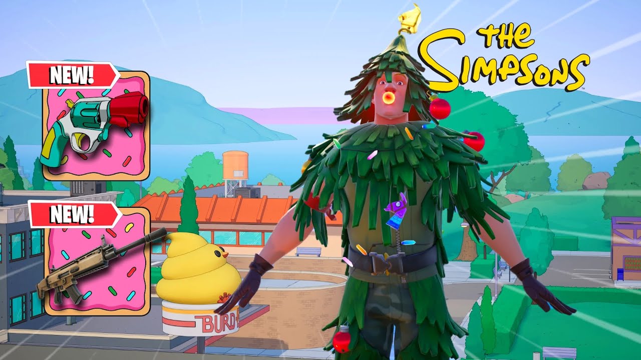 Krusty's Mr Blasty is OP! (Fortnite Simpsons Season)