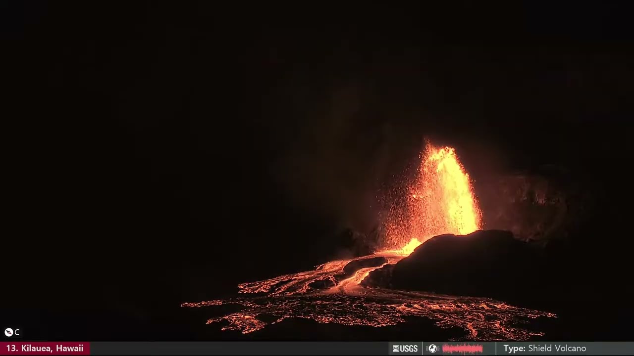 Jun 4, 2025: Kilauea Volcano Erupts Again! Episode 24, Hawaii (Cam C)
