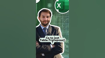 🚀 Power Query - Pytanie dnia! 🟢Co to jest Table.Transpose() ❓  #dane #powerquery  #praca #excel