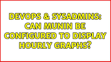 DevOps & SysAdmins: Can Munin be configured to display hourly graphs?