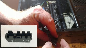 How to use Gigabyte G Connector, shortcut to assembly HDD LED RES SW POWER LED Case motherboard