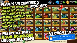 Plants vs Zombies 2 11.0.1 MOD APK (Unlimited Diamonds) Download