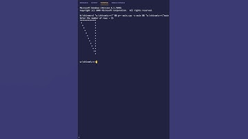 hollow mirrored inverted right triangle star pattern using class in  c++ | PWOS #shorts