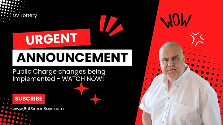 DV Lottery Greencard | URGENT NEWS!! For those people interviewing soon - PUBLIC CHARGE changes