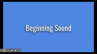 IREAD Week 1 Beginning Sound