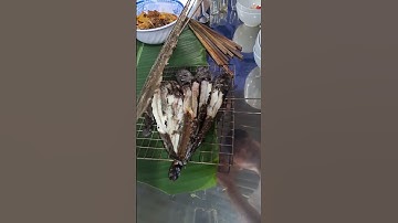 Bắt cá rô,cá lóc,cá trê ép dĩ nướng gỡ ra và cái kết#nấu #nướngcá #shortvideo