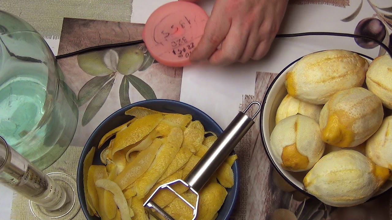 Как приготовить лимончелло в домашних