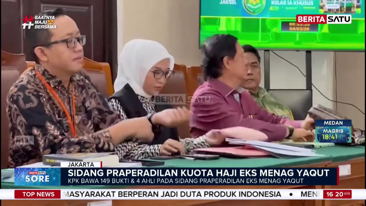 KPK Ajukan Bukti di Sidang Praperadilan Yaqut Cholil #beritasatu