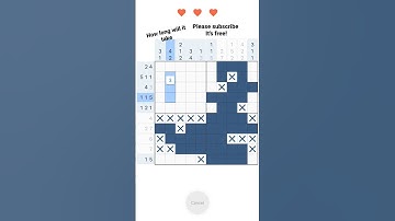 ASMR #Nonogram Shorts Daily Puzzle 12/12/22 #quickpuzzle
