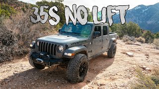 35s Without Lift Jeep (Gladiator Sport EcoDiesel)