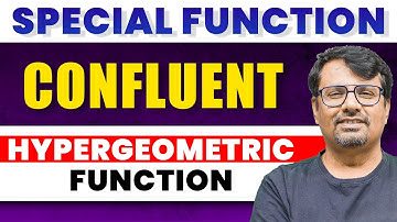Confluent Hypergeometric Function | Integral Representation & Differentiation by GP sir
