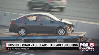 Las Vegas police investigate woman found dead in car on I-15