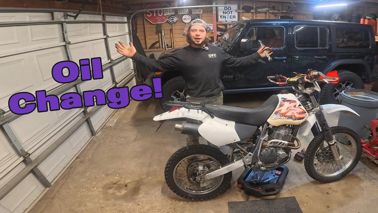 Как заменить масло на XR400!