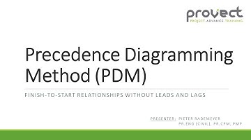 Precedence Diagramming Method (PDM)