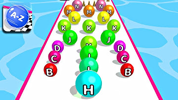 MAX LEVELS BallRun2048 VS A-Z Run💥: All Levels Gameplay Walkthrough Android ,iOS BIG UPDATE