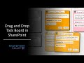 Drag and Drop Task Board in SharePoint Online Microsoft Lists Modern List View