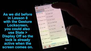 Famous Tasker 101 Tutorials: Lesson 16b - Screen State Variable, SIMPLE Lock Screen, Addnl Lock Options Wealth