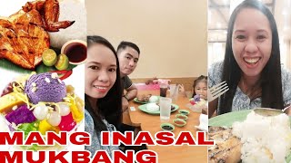 Mang Inasal Mukbang Pm2 Unli Rice With Halo - Halo| Mj Nalanga