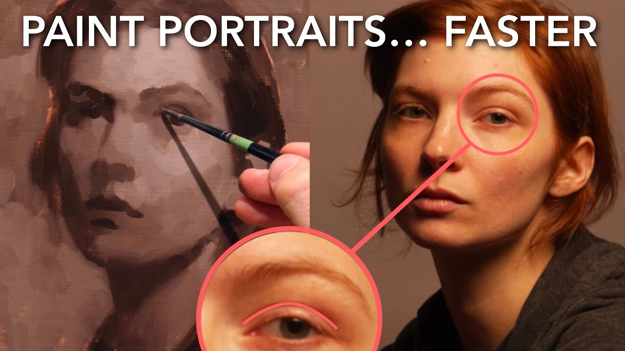 The FASTEST way to paint a portrait