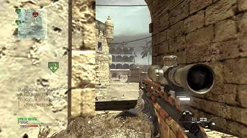 MW3 | Clip #2 |Epic Cross-map Throwing Knife on Seatown