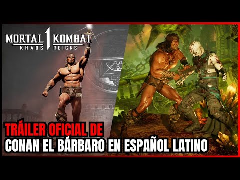 Tráiler oficial de Conan el Bárbaro En español Latino Mortal Kombat 1 Khaos Reigns