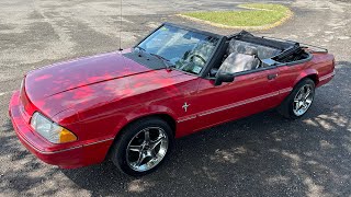 まつぼっくり Test Drive 1993 5.0 Mustang LX Convertible SOLD $15,900