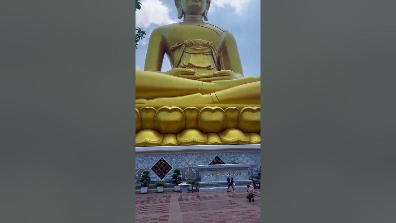 Biggest Buddha i ever saw wow #thailand #buddha #temple #bangkok