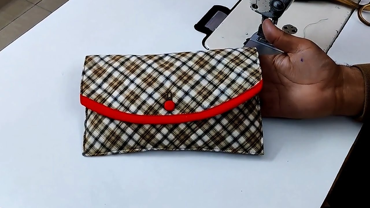मोबाइल फोन के लिए सुंदर सा पर्स बनाये/mobile ka pouch banane ka tarika/zipper  pouch/ladies purse - YouTube