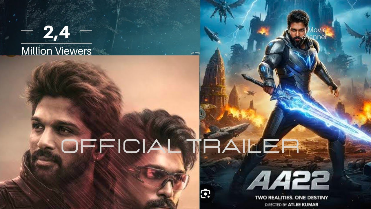 AA22xA6 Trailer | AA22 Movie Trailer Review | Allu Arjun | Deepika Padukone  | Rashmika M | Atlee